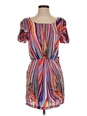 Line & Dot Casual Dress (view 1)