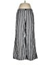 Madewell Stripes Silver Linen Pants Size 8 - photo 1