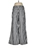 Madewell Stripes Silver Linen Pants Size 8 - photo 2