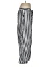 Madewell Stripes Silver Linen Pants Size 8 - photo 4