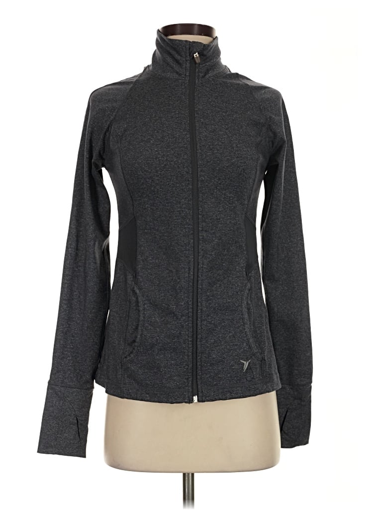 Pre-owned Active Track Jacket In Gray