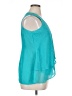 Cato 100% Polyester Teal Sleeveless Blouse Size 14-16W - photo 4
