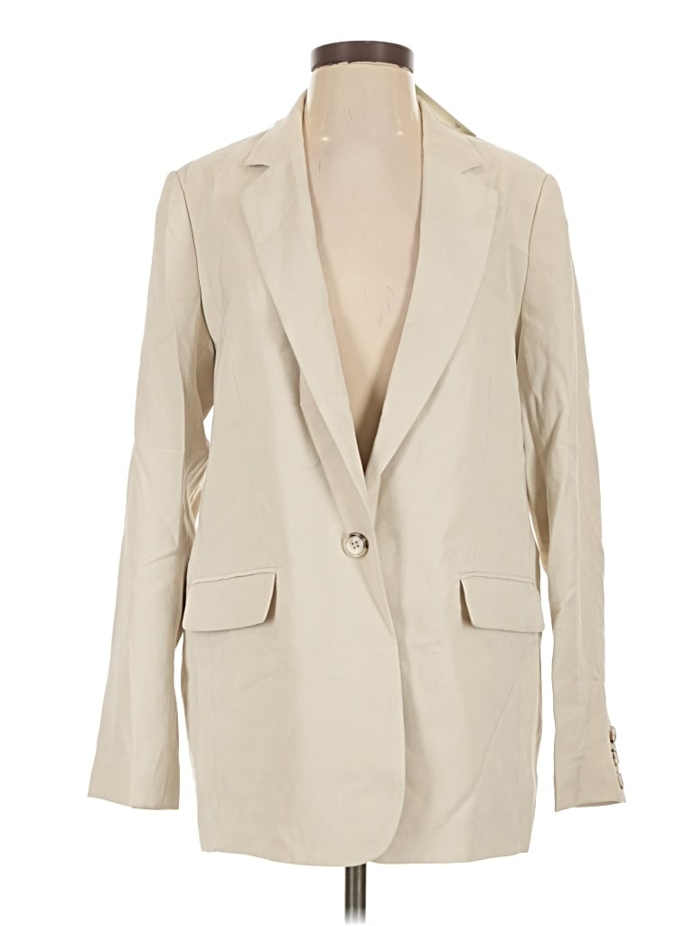 Pre-owned Weekend Blazer Jacket In Ivory