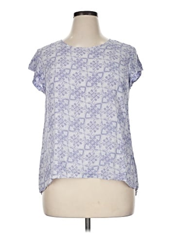 Rose & Thyme Short Sleeve Blouse (view 1)