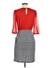 En Focus Studio 100% Polyester Chevron-herringbone Red Casual Dress Size 8 - photo 2