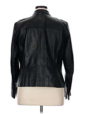 MICHAEL Michael Kors Leather Jacket (view 2)