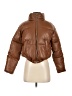 Aqua 100% Polyurethane Brown Jacket Size XS - photo 1