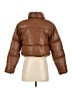 Aqua 100% Polyurethane Brown Jacket Size XS - photo 2