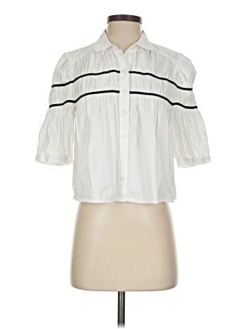 Maeve by Anthropologie Short Sleeve Blouse (view 1)