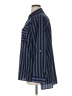 MICHAEL Michael Kors 100% Polyester Stripes Blue Long Sleeve Blouse Size XL - photo 5