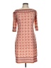 Max Studio Print Orange Casual Dress Size L - photo 1