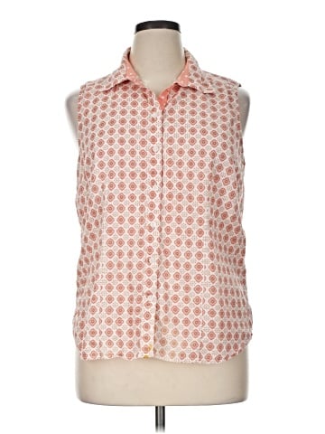 Croft & Barrow Sleeveless Button-Down Shirt (view 1)