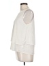 Monteau 100% Polyester Ivory Sleeveless Blouse Size L - photo 5