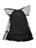 Shein 100% Polyester Stars Black Dress Size 7 - photo 2