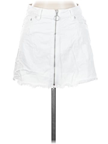 We the Free Denim Skirt (view 1)