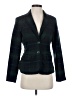 Merona Plaid Teal Blazer Size 2 - photo 1