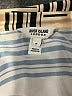 River Island 100% Polyester Stripes Tan Long Sleeve Blouse Size 14 - photo 7