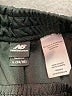 New Balance 100% Polyester Color Block Black Athletic Shorts Size 14 - 16 - photo 3