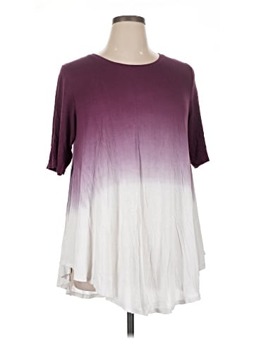 Lane Bryant 3/4 Sleeve T-Shirt (view 1)