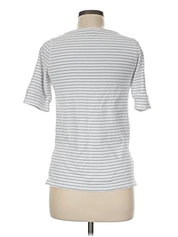 Madewell Ribbed Boatneck Tee in Stripe (view 2)