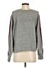 Splendid 100% Cotton Color Block Gray Pullover Sweater Size S - photo 2