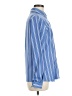 Shein Stripes Blue Long Sleeve Blouse Size 6 - photo 4
