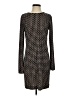 Tibi 100% Polyester Houndstooth Black Casual Dress Size S - photo 1