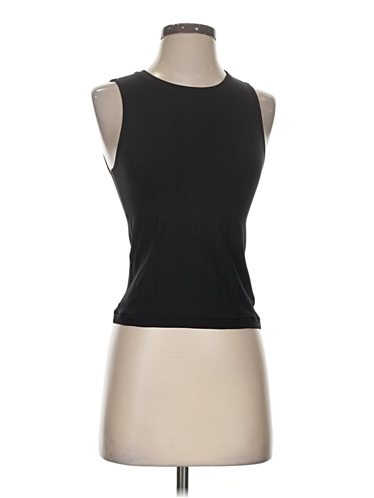 Pre-owned Spanx Sleeveless T-shirt In Black