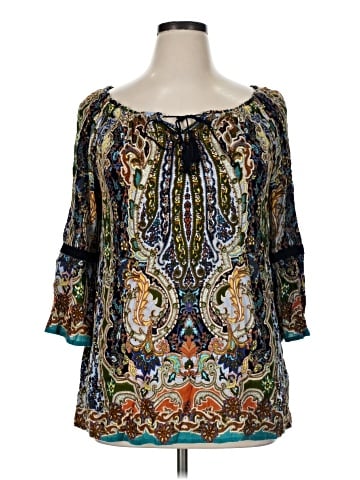 Soft Surroundings 3/4 Sleeve T-Shirt (view 1)