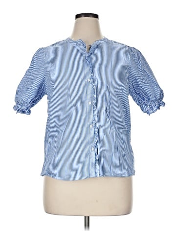 J.Crew Factory Store Short Sleeve Blouse (view 1)