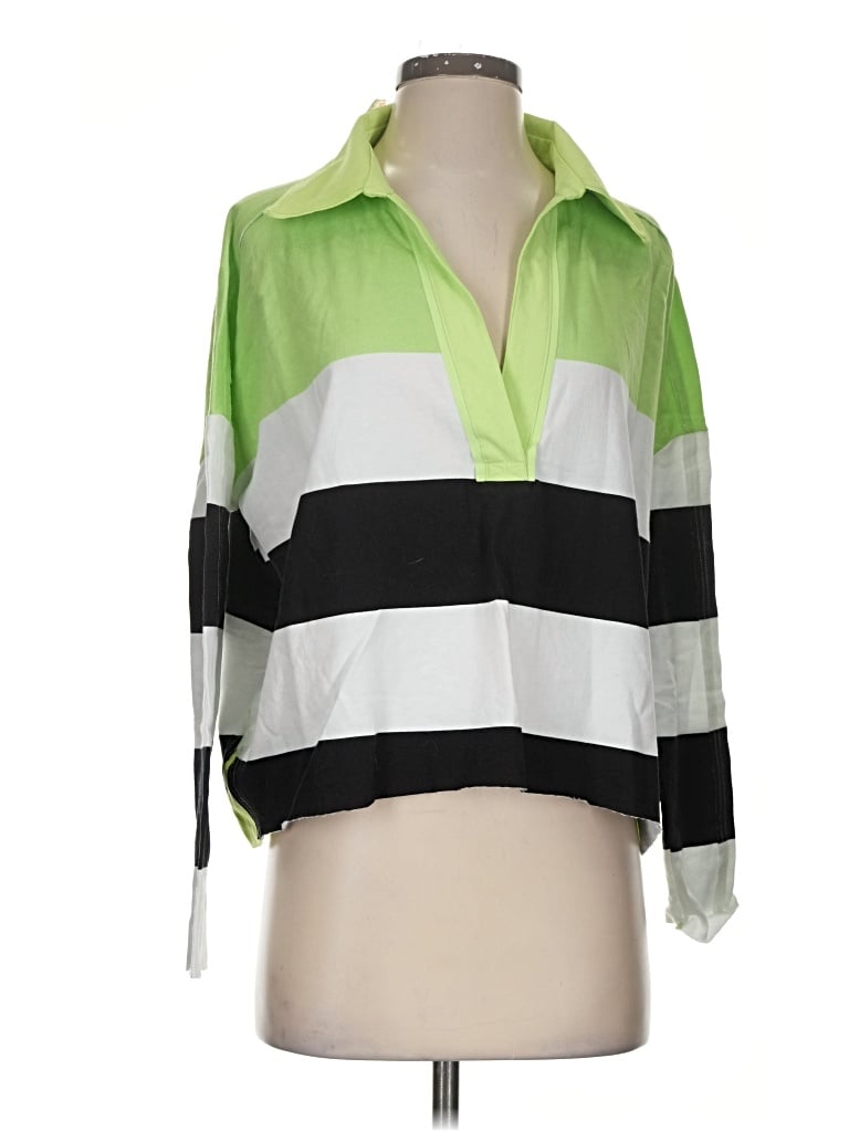 Fp Movement Long Sleeve Polo Shirt In Green