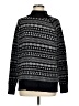 Lou & Grey Houndstooth Black Pullover Sweater Size M - photo 1
