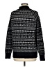 Lou & Grey Houndstooth Black Pullover Sweater Size M - photo 2