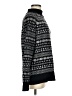 Lou & Grey Houndstooth Black Pullover Sweater Size M - photo 4