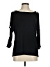 Spense Black 3/4 Sleeve Top Size M - photo 1