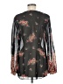 CAbi 100% Polyester Black Long Sleeve Blouse Size M - photo 2