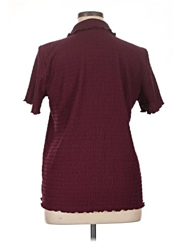 Anne Klein Short Sleeve Blouse (view 2)