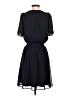 DKNY 100% Polyester Solid Black Cocktail Dress Size 4 - photo 2