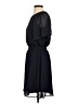 DKNY 100% Polyester Solid Black Cocktail Dress Size 4 - photo 5