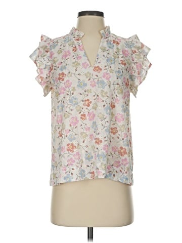 Joy Joy Short Sleeve Blouse (view 1)