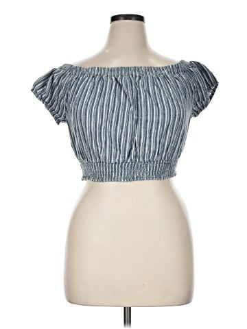 Aeropostale Short Sleeve Blouse (view 1)