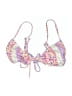 Unbranded Print Pink Swimsuit Top Size M - photo 1