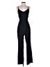 L'Atiste by Amy 100% Polyester Solid Black Jumpsuit Size M - photo 1