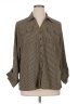 Notations Stripes Brown 3/4 Sleeve Blouse Size 1X - photo 1