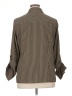 Notations Stripes Brown 3/4 Sleeve Blouse Size 1X - photo 2