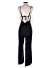 L'Atiste by Amy 100% Polyester Solid Black Jumpsuit Size M - photo 2