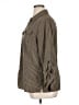 Notations Stripes Brown 3/4 Sleeve Blouse Size 1X - photo 5