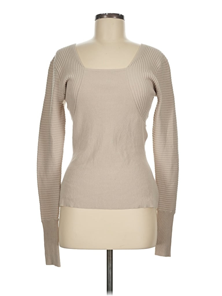 Pre-owned By Malene Birger Cardigan Sweater In Tan
