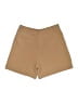 Lands' End 100% Polyester Solid Tan Khaki Shorts Size 14 - photo 2