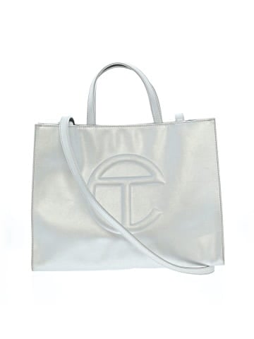 Telfar Silver Medium Shopping Bag (view 1)